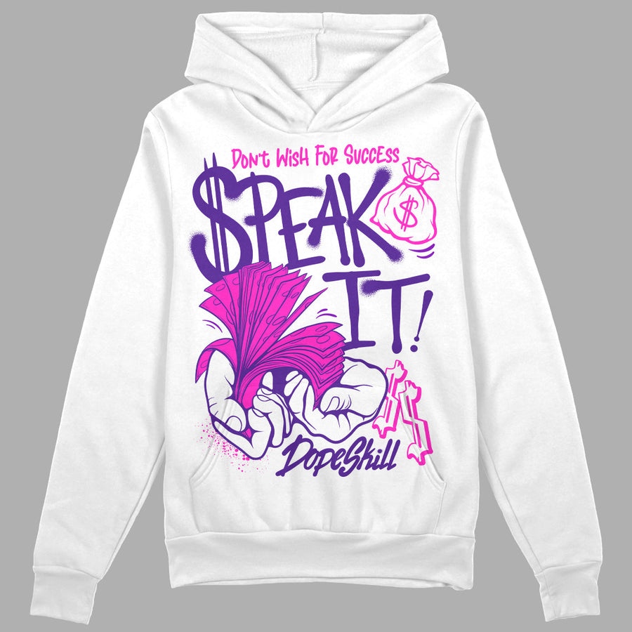 PURPLE Collection DopeSkill Hoodie Sweatshirt Speak It Graphic