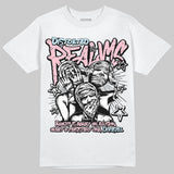 Medium Soft Pink 4s DopeSkill T-Shirt Distorted Realms Graphic