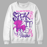 PURPLE Collection DopeSkill Sweatshirt Speak It Graphic