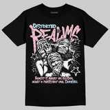 Medium Soft Pink 4s DopeSkill T-Shirt Distorted Realms Graphic