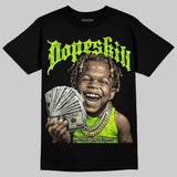 Neon Green 'Money Loves Me' DopeSkill Graphic T-Shirt