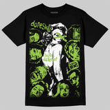 Neon Green Collection DopeSkill T-Shirt Built Different Graphic