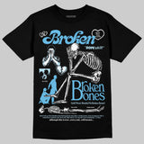 Legend Blue 11s DopeSkill T-Shirt Broken Bones Graphic