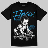 Military Blue 4s DopeSkill T-Shirt Flexin' Graphic