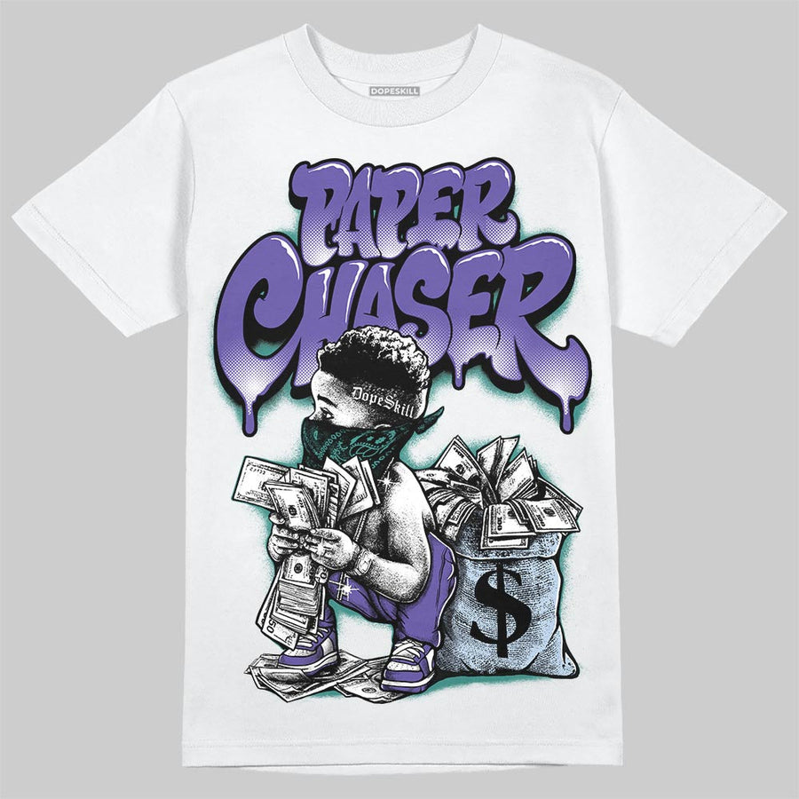 Grape 5s DopeSkill T-Shirt Paper Chaser Boy Graphic