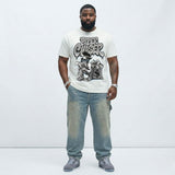 Wolf Grey 5s DopeSkill T-Shirt Paper Chaser Boy Graphic