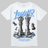 Black University Blue 5s DopeSkill T-Shirt Loyalty Graphic