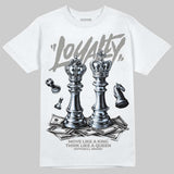 White Metallic 5s DopeSkill T-Shirt Loyalty Graphic