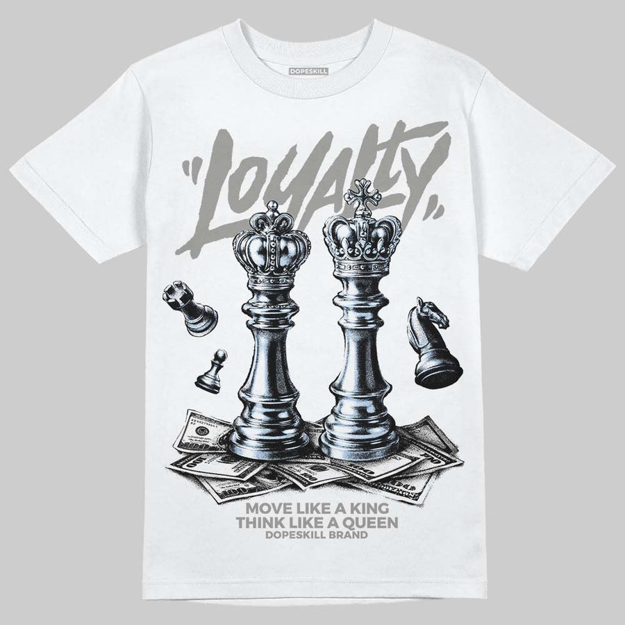 White Metallic 5s DopeSkill T-Shirt Loyalty Graphic