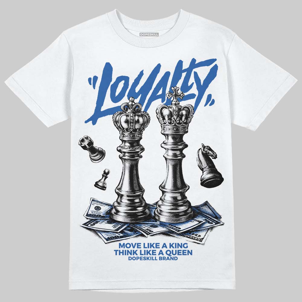 “True Blue” 3s DopeSkill T-Shirt Loyalty Graphic