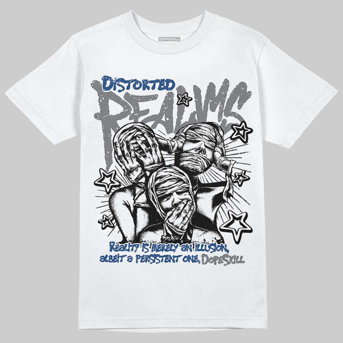 Flint Grey 9s DopeSkill T-Shirt Distorted Realms Graphic