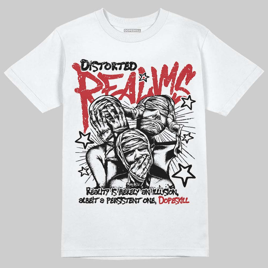 Flight Club 4s DopeSkill T-Shirt Distorted Realms Graphic