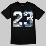 “True Blue” 3s DopeSkill T-Shirt 23 with 3s Pattern Graphic
