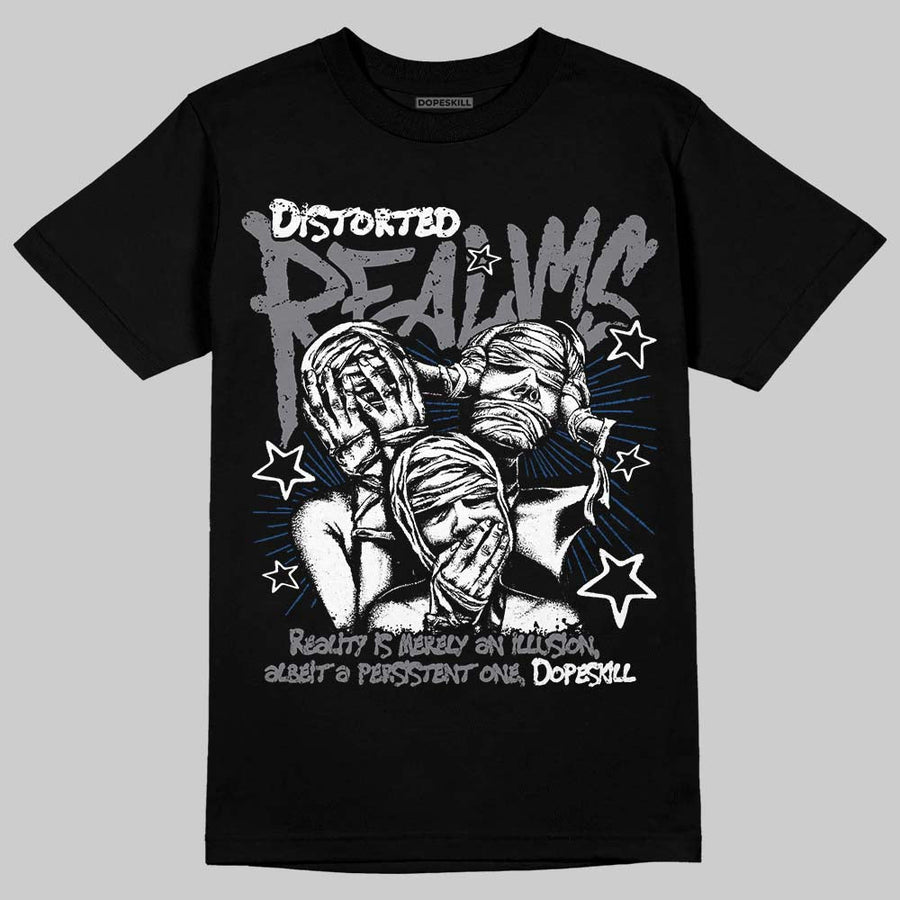 Flint Grey 9s DopeSkill T-Shirt Distorted Realms Graphic