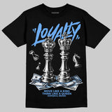 Black University Blue 5s DopeSkill T-Shirt Loyalty Graphic