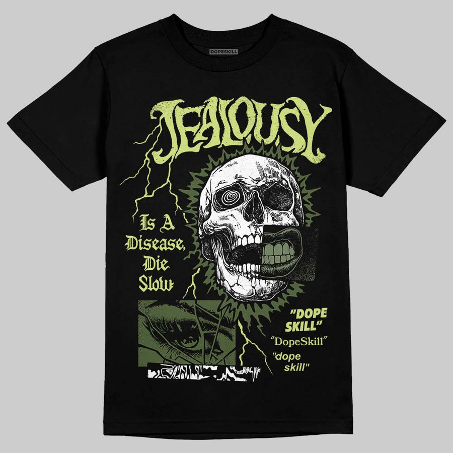 NB 1890 “Faded Black/Utility Green” DopeSkill T-Shirt Jealousy Graphic