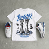 “True Blue” 3s DopeSkill T-Shirt Loyalty Graphic