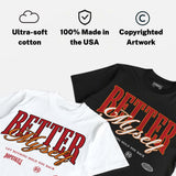Sunset 5s DopeSkill T-Shirt Better Myself Graphic