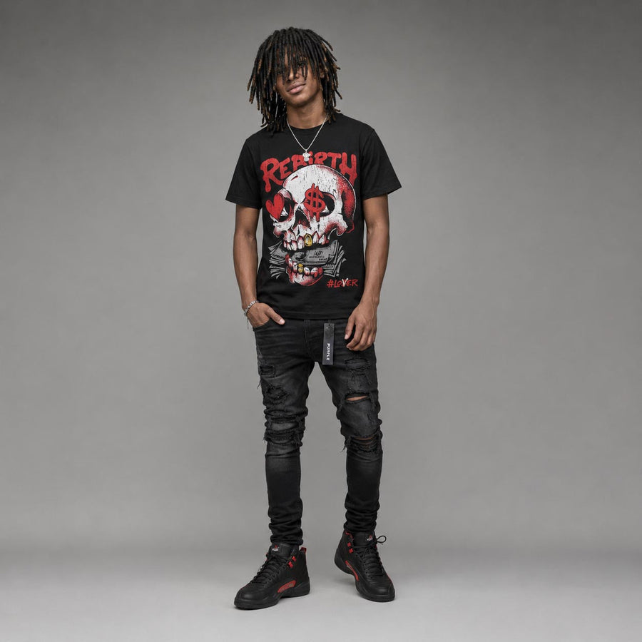 “Bloodline” 12s DopeSkill T-Shirt Rebirth Graphic