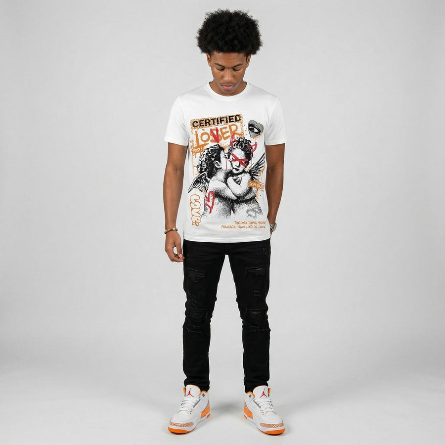 'Orange Citrus' 3s DopeSkill T-Shirt Certified Lover Graphic