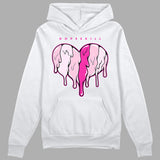 Triple Pink Dunk Low DopeSkill Hoodie Sweatshirt Slime Drip Heart Graphic