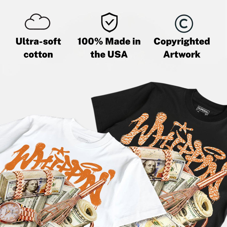 'Orange Citrus' 3s DopeSkill T-Shirt Whippin Graphic
