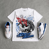 “True Blue” 3s DopeSkill T-Shirt Drip Season Graphic