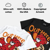 Sunset 5s DopeSkill T-Shirt Out Here Being Cute Graphic