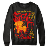 Red Collection DopeSkill Sweatshirt Speak It Graphic