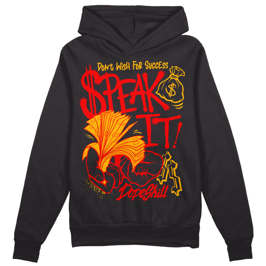 Red Collection DopeSkill Hoodie Sweatshirt Speak It Graphic