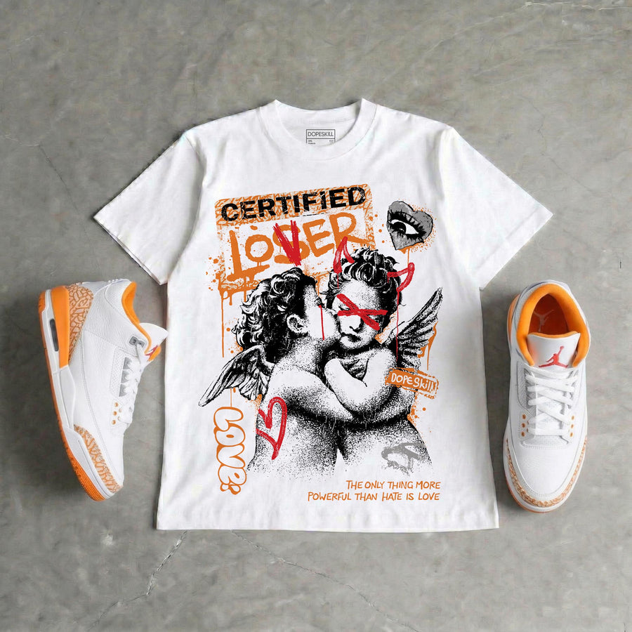'Orange Citrus' 3s DopeSkill T-Shirt Certified Lover Graphic