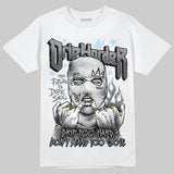 Wolf Grey 5s DopeSkill T-Shirt Drip Harder Graphic