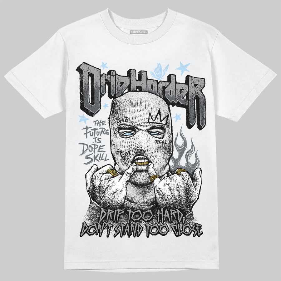 Wolf Grey 5s DopeSkill T-Shirt Drip Harder Graphic