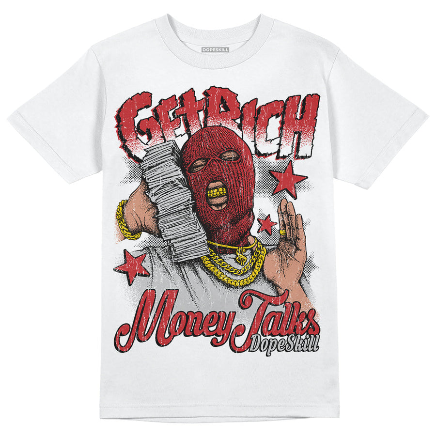Red Taxi 12s DopeSkill T-Shirt Get Rich Graphic