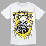 Black Tour Yellow AJ 4 Thunder DopeSkill T-Shirt Trapped Halloween Graphic