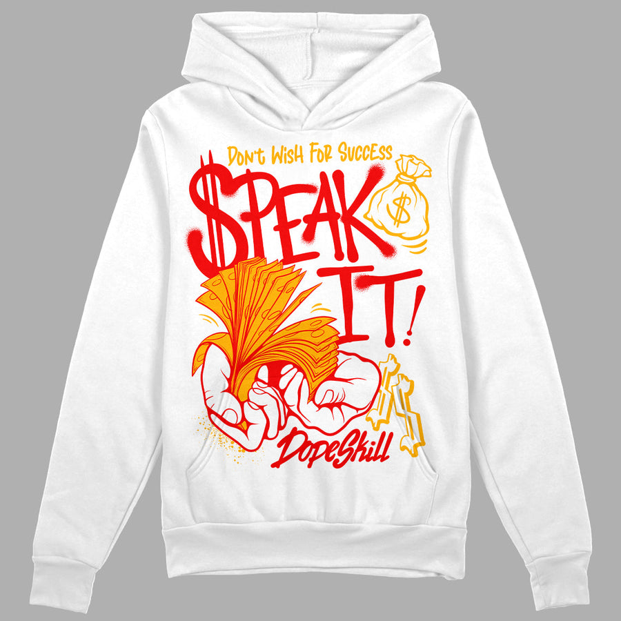 Red Collection DopeSkill Hoodie Sweatshirt Speak It Graphic
