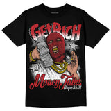Red Taxi 12s DopeSkill T-Shirt Get Rich Graphic