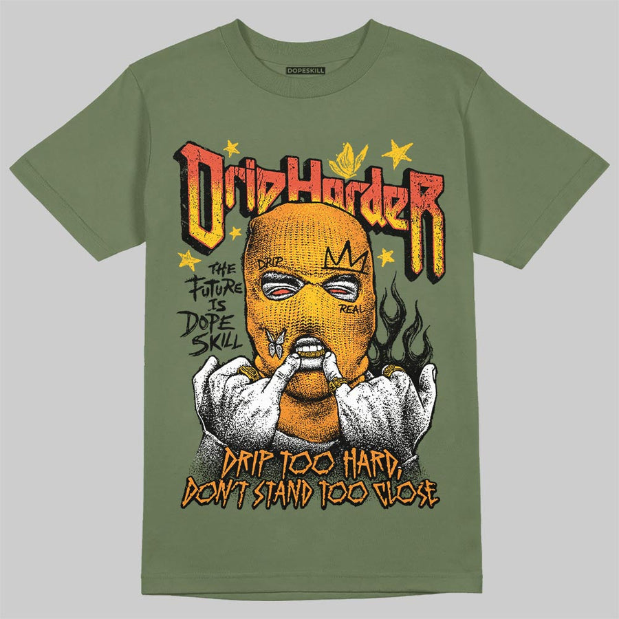Olive Collection DopeSkill T-Shirt Drip Harder Graphic