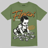 Olive Collection DopeSkill T-Shirt Flexin' Graphic