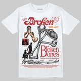 Sunset 5s DopeSkill T-Shirt Broken Bones Graphic