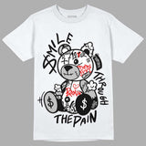 Dunk Low Panda White Black DopeSkill T-Shirt Smile Through The Pain Graphic