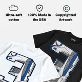 “True Blue” 3s DopeSkill T-Shirt No.3 Graphic