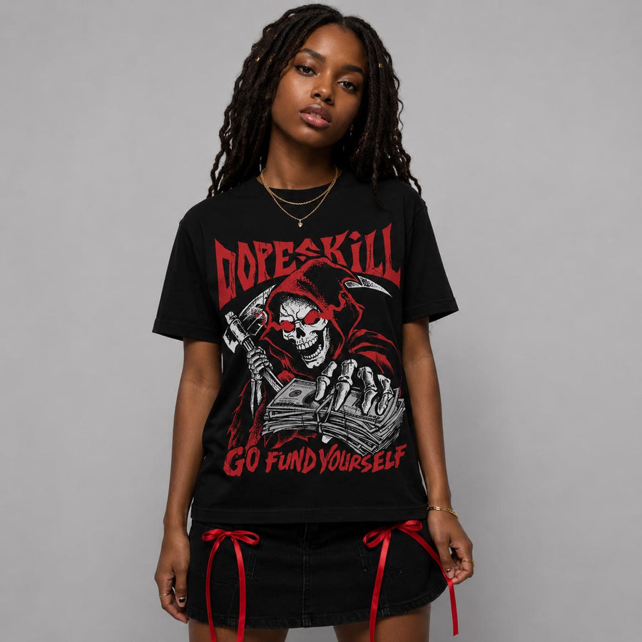 “Bloodline” 12s DopeSkill T-Shirt Go Fund Yourself Graphic