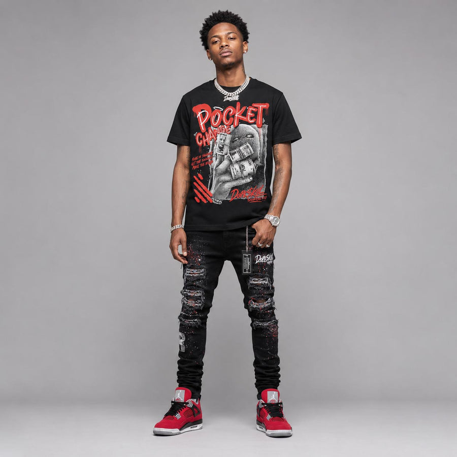 Toro Bravo 4s DopeSkill T-Shirt Pocket Change Graphic