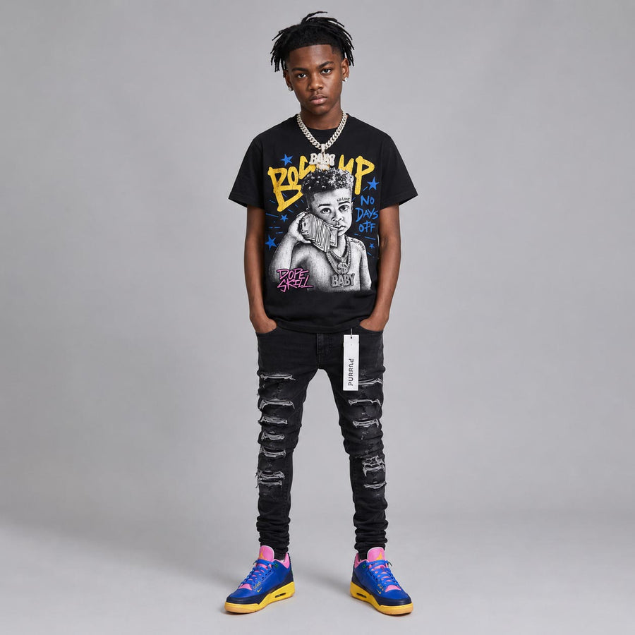 Brazil 3s DopeSkill T-Shirt Boss Up Graphic