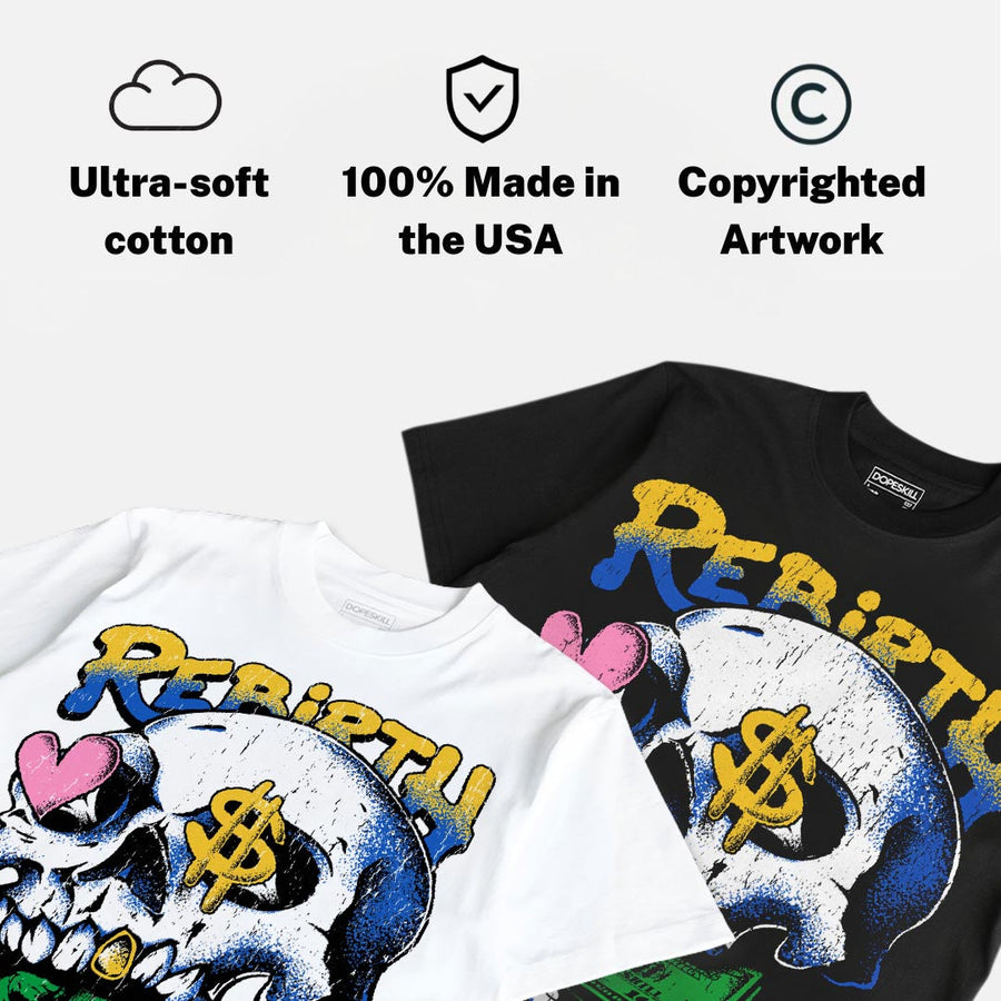 Brazil 3s DopeSkill T-Shirt Rebirth Graphic