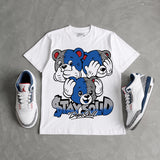 “True Blue” 3s DopeSkill T-Shirt Stay Solid Graphic