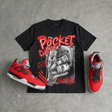 Toro Bravo 4s DopeSkill T-Shirt Pocket Change Graphic