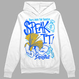 Royal Blue Collection DopeSkill Hoodie Sweatshirt Speak It Graphic