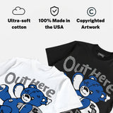 “True Blue” 3s DopeSkill T-Shirt Out Here Being Cute Graphic